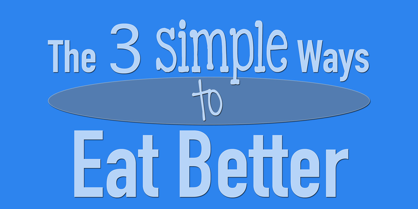 The Simple Ways to Eat Better - Bent On Better BentOnBetter - Matt April - Healthy meals, grocery shopping, health